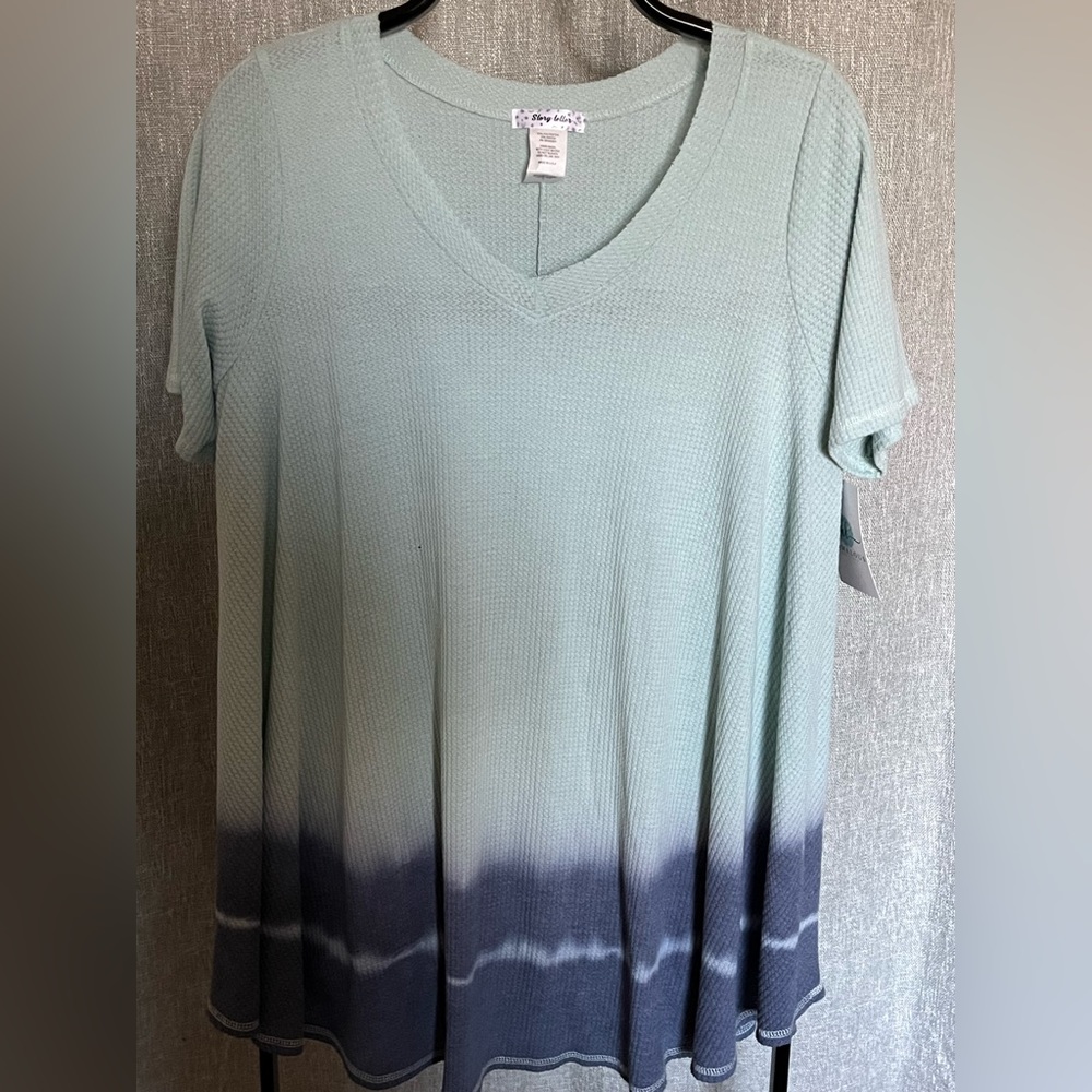 Storyteller Waffle Knit Swing Top